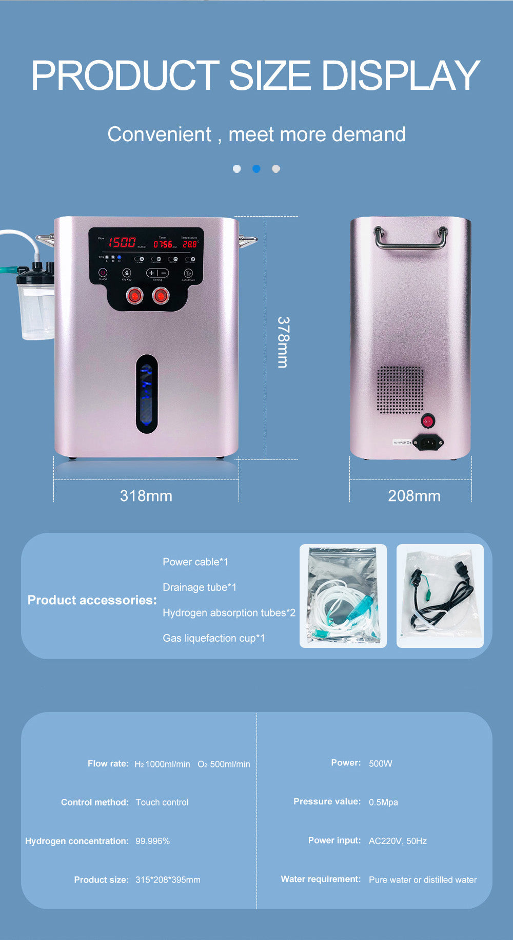 Hydrogen Inhaler (1500ml/min)
