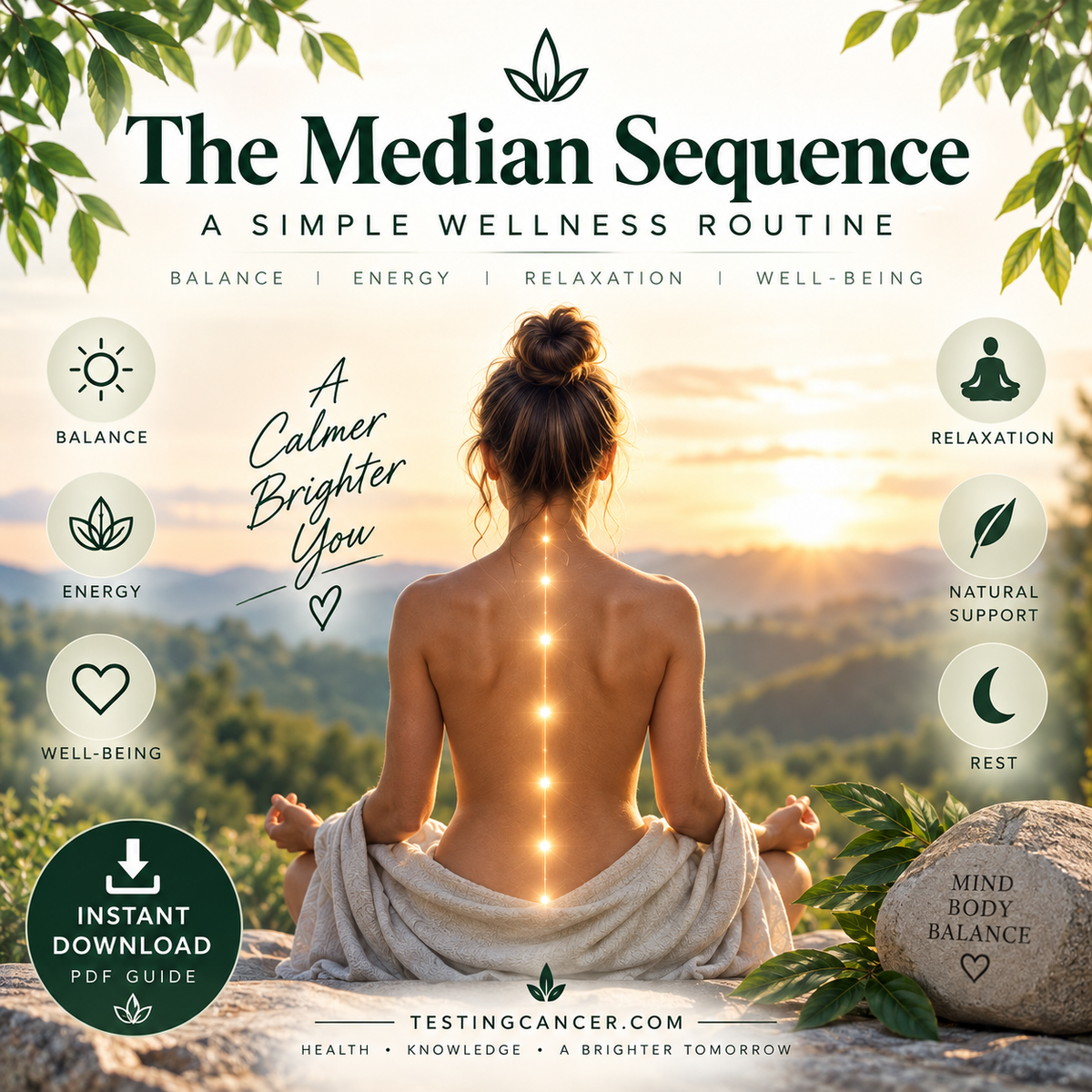 The Median Sequence – 8-Step Wellness Routine | Instant Digital Download